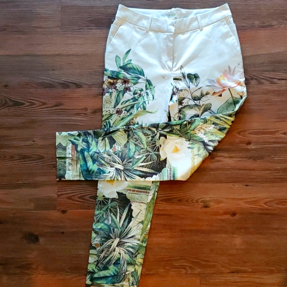 HM plants printed pants